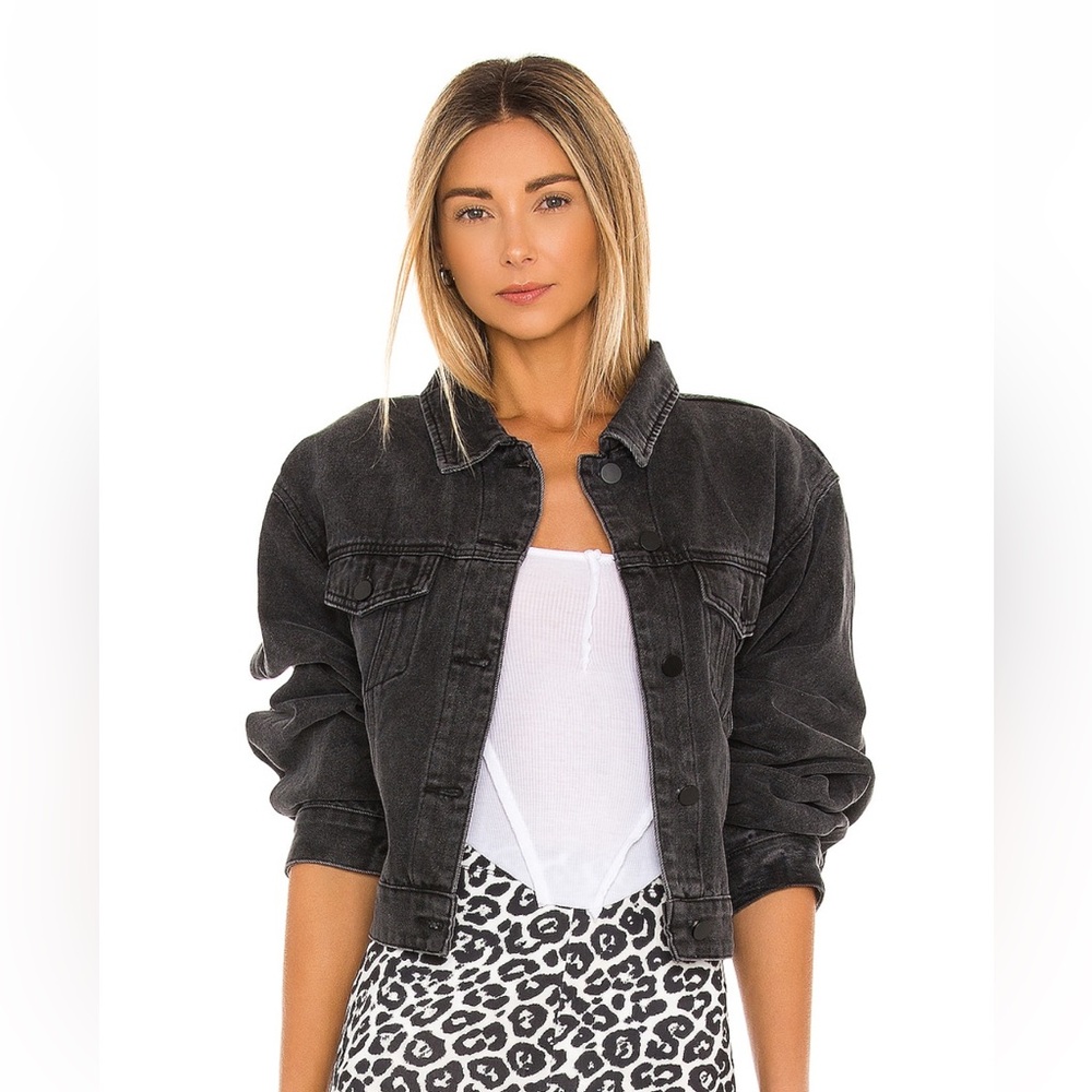 SNDYS Lounge Laurent Denim Jacket in Black